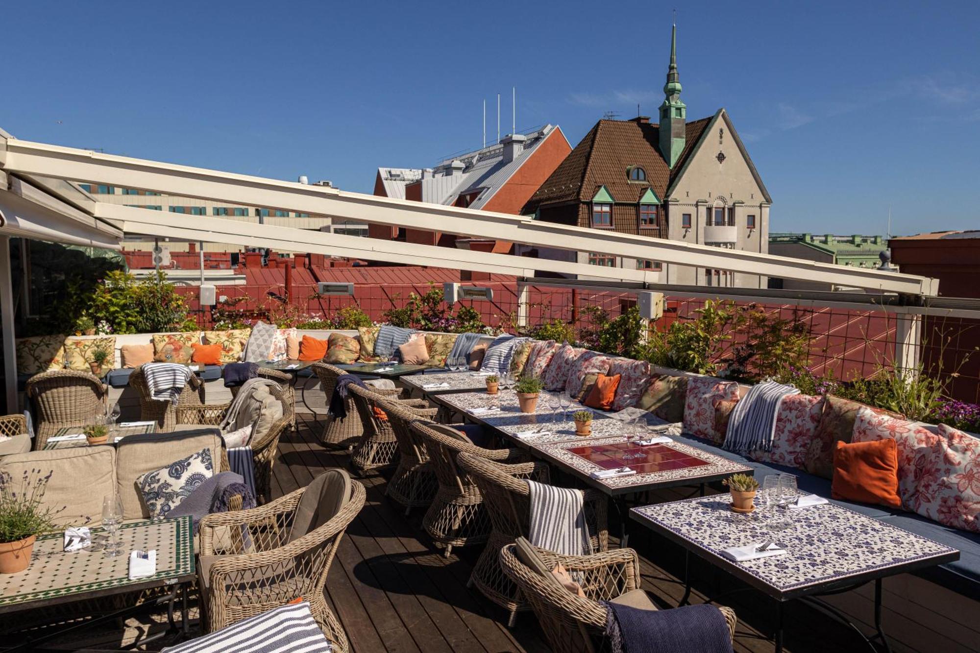 Hotel Pigalle Gotemburgo Exterior foto The rooftop terrace